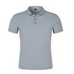 Mercerized Cotton Polo Shirts , Color Gray ,Fabric: Veil: 100% Cotton Bottom , Size: 2XL