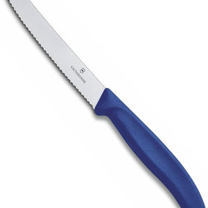 VICTORINOX TOMATO KNIFE SWISS CLASSIC WAVY BLUE - 11 CM