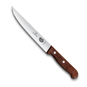 VICTORINOX KITCHEN & CARVING KNIFE ROSEWOOD HANDLE