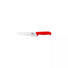VICTORINOX KITCHEN & CARVING KNIFE FIBROX, 31 CM, COLOR: RED - Mabrook Hotel Supplies