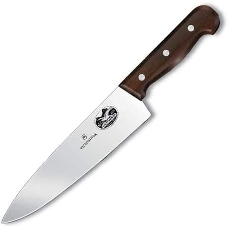 VICTORINOX CARVING KNIFE , EXTRA BROAD, ROSEWOOD HANDLE - 20 CM - Mabrook Hotel Supplies