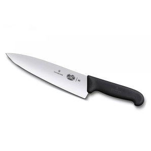 VICTORINOX CARVING KNIFE , EXTRA BROAD, BLACK - 20 CM