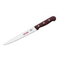 VICTORINOX FILLETING KNIFE, FLEXIBLE, ROSEWOOD HANDLE - 20 CM ROSEWOOD