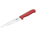 VICTORINOX FILLETING KNIFE, FLEXIBLE, FIBROX HANDLE RED - 18 CM RED