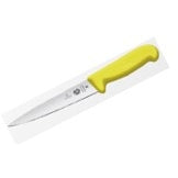 VICTORINOX FILLETING KNIFE, FLEXIBLE, FIBROX YELLOW HANDLE - 18 CM YELLOW