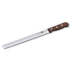 VICTORINOX SALMON KNIFE, FLUTED EDGE, ROSEWOOD HANDLE - 30 CM ROSEWOOD