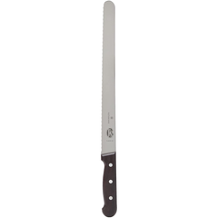 VICTORINOX SLICING KNIFE, WAVY BLADE, ROSEWOOD HANDLE - 30 CM - Mabrook Hotel Supplies