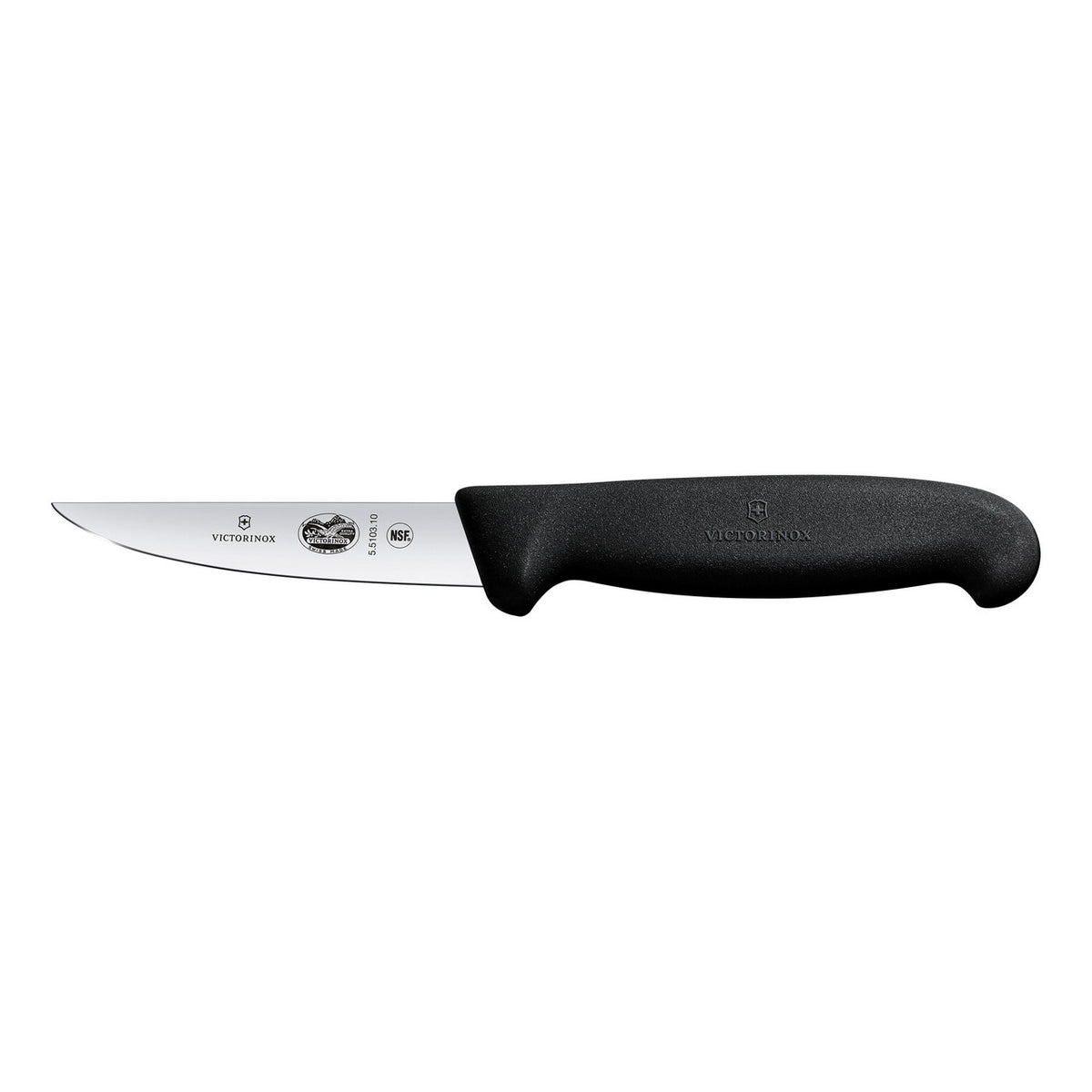 VICTORINOX RABBIT KNIFE, BLACK HANDLE - 10 CM - Mabrook Hotel Supplies