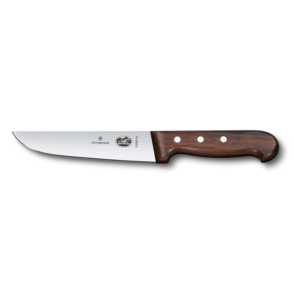 VICTORINOX BUTCHER KNIFE ROSEWOOD HANDLE - Mabrook Hotel Supplies