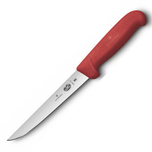 VICTORINOX STICKING KNIFE , RED FIBROX ROUND HANDLE - 18CM