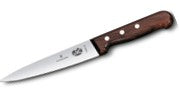 VICTORINOX STICKING KNIFE, POINTED EDGE, ROSEWOOD - 16 CM ROSEWOOD