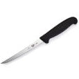 VICTORINOX BONING KNIFE, STRAIGHT, EXTRA NARROW, BLACK  FIBROX HANDLE - 15 CM BLACK