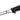 VICTORINOX BONNING KNIFE, REAR CURVED EDGE, NARROW BLADE BLACK FIBROX HANDLE - 15 CM BLACK