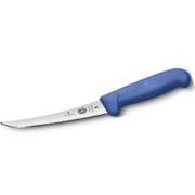 VICTORINOX BONING KNIFE, NARROW CURVED FLEXIBLE BLADE, BLUE FIBROX HANDLE - 15 CM BLUE