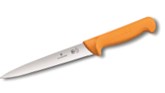 VICTORINOX SWIBO FILLETING KNIFE, NORMAL EDGE, YELLOW - 18 CM YELLOW