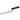 VICTORINOX  BUTTER AND CREAM-CHEESE KNIFE, FLUTED BLADE - 21 CM BLACK