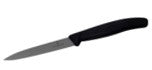 VICTORINOX SWISS CLASSIC PARING KNIFE, BLACK - 10 CM BLACK