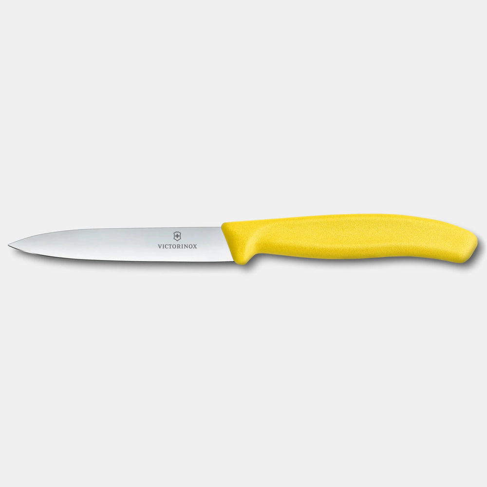 VICTORINOX PARING KNIFE SWISS CLASSIC,YELLOW HANDLE - 10 CM - Mabrook Hotel Supplies