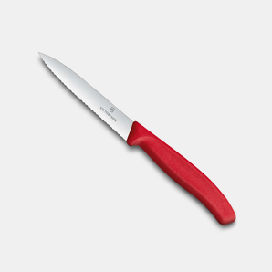 VICTORINOX SWISS CLASSIC PARING KNIFE, RED - 10 CM