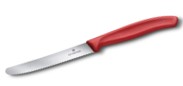 VICTORINOX TOMATO KNIFE SWISS CLASSIC WAVY RED - 11 CM RED