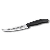 VICTORINOX BUTTER & CREAM CHEESE KNIFE FORK TIP WAVY EDGE PERFORATED BLADE -13 CM BLACK