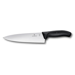 VICTORINOX SWISS CLASSIC CARVING KNIFE, EXTRA LARGE, BLACK - 20 CM - Mabrook Hotel Supplies