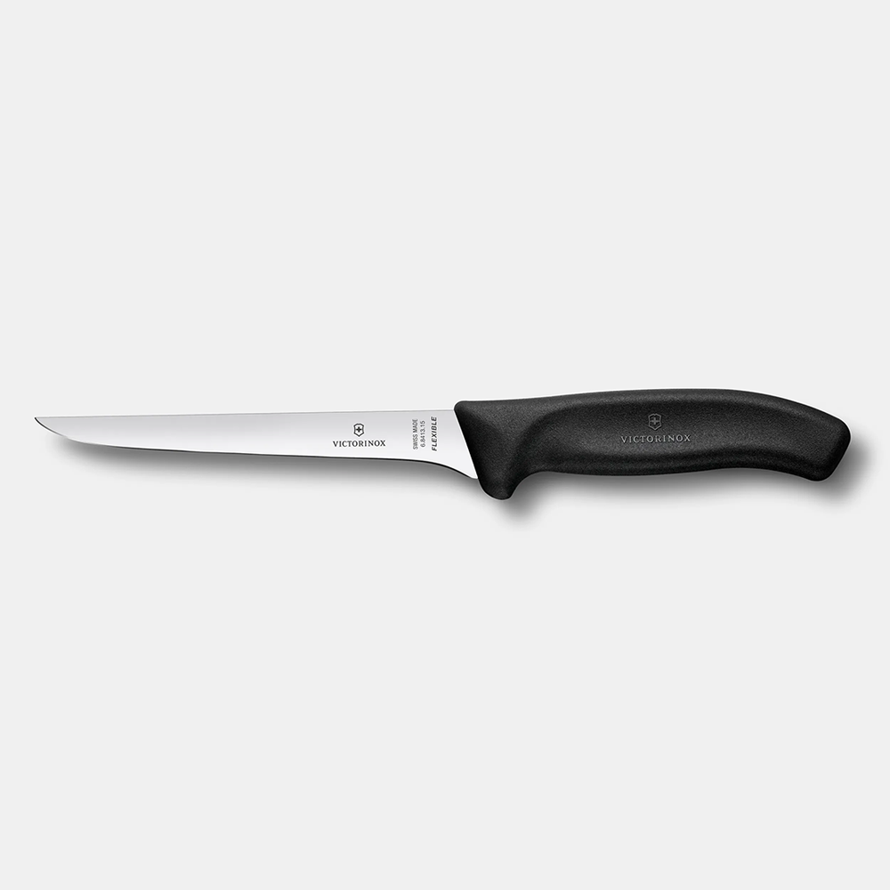 VICTORINOX BONING KNIFE REAR CURVED EDGE FLEXIBLE BLADE,SWISS CLASSIC - 15 CM - Mabrook Hotel Supplies