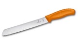 VICTORINOX SWISS CLASSIC BREAD KNIFE- 21 CM Orange