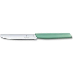 Victorinox Swiss Modern Tomato and Table Knife , 11 CM , Wavy Mint. - Mabrook Hotel Supplies