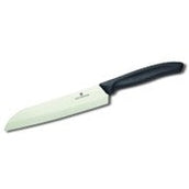 VICTORINOX SANTOKU KNIFE, CERAMICLINE, FIBROX 17 CM BLACK