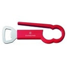 VICTORINOX PET BOTTLE OPENER. RED. RED