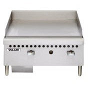 Vulcan Heavy Duty Gas Griddle w/ Manual Controls - 1" Steel Plate - 50,000 BTU. - Mabrook Hotel Supplies