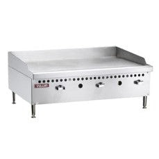 Vulcan (EGFT36) 36" Heavy Duty Gas Griddle w/ Manual Controls - 1" Steel Plate - 75,000 BTU. - Mabrook Hotel Supplies