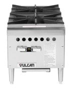 Vulcan (LDHP2) Gas 12" 2 Burner Countertop Range / Hot Plate - 50,000 BTU.