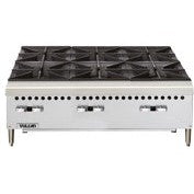 Vulcan (LDHP6) Gas 36" 6 Burner Countertop Range / Hot Plate - 150,000 BTU. - Mabrook Hotel Supplies