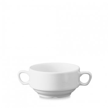 CHURCHILL SUPER VERIFIED CONSOMME BOWL WITH HANDLES 11.5 CM - Mabrook Hotel Supplies