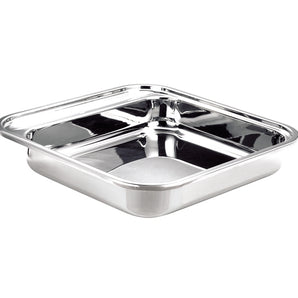 STAINLESS STEEL SQUARE INSERT FOR SQUARE INDUCTION CHAFER. C