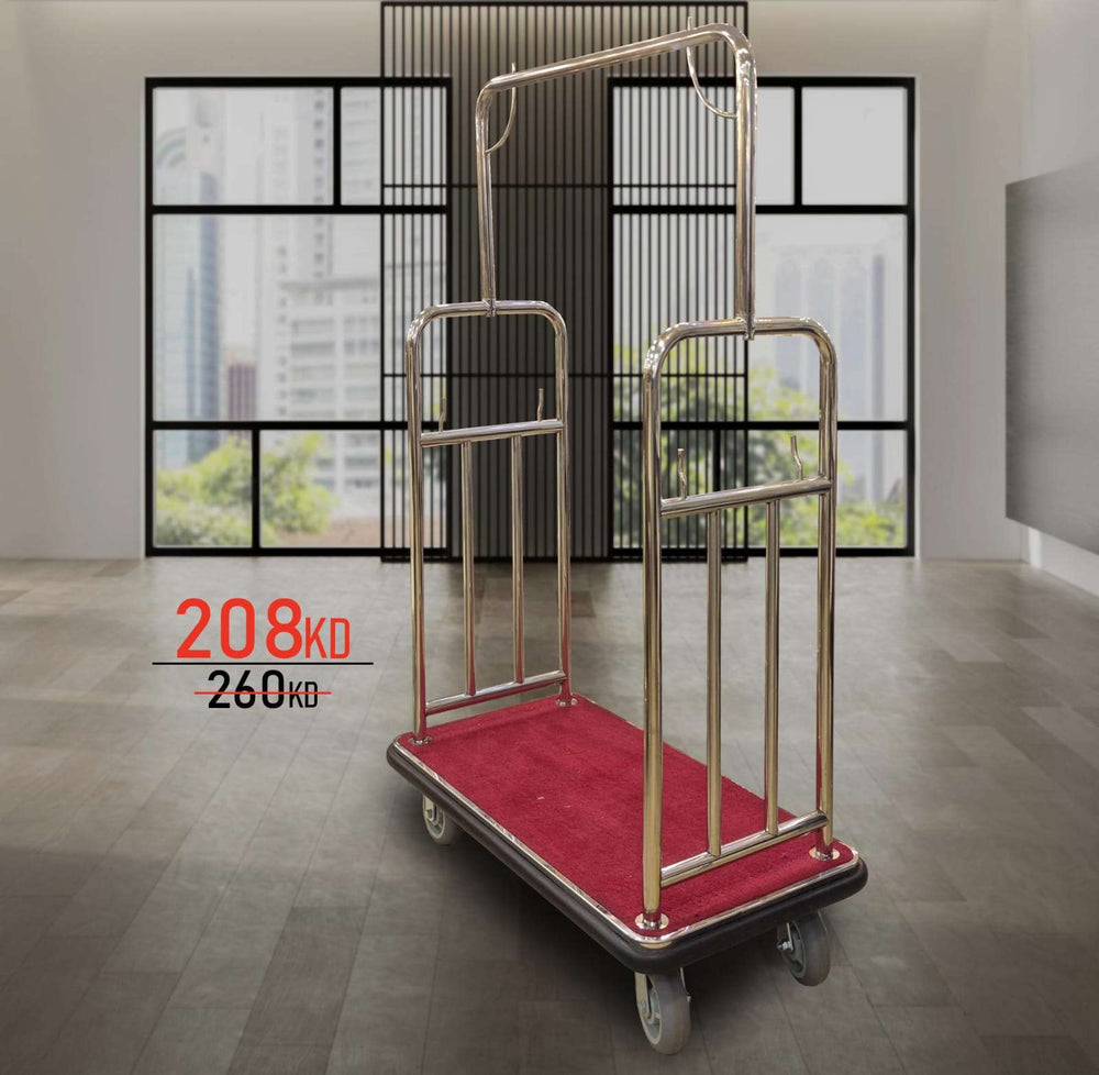 STAINLESS STEEL LUGGAGE TROLLY