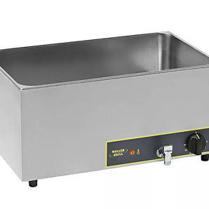 PROFESSIONAL BAIN-MARIE WITH DRAINING TAP (IN THE WIDTH) - GN 1/1 - Mabrook Hotel Supplies