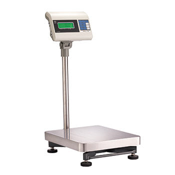 HIGH RESOLUTION WEIGHING BENCH SCALE, CAP:240Kg*20g. OPERATING TEMPERATURE: 0-40 C, PLATTER SIZE: 46X60 CM, BUILT-IN RECHARGEABLE BATTERY. - Mabrook Hotel Supplies
