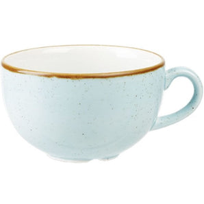 CHURCHILL STONECAST DUCK EGG CAPPUCINO CUP; CAP.: 12OZ/34CL - Mabrook Hotel Supplies