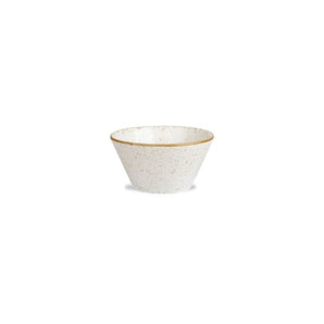 CHURCHILL STONECAST WHITE SPECKLE X-SQUARED SAUCE DISH; CAPACITY: 3OZ. - Mabrook Hotel Supplies