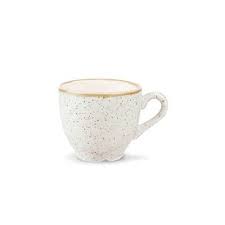 CHURCHILL STONECAST WHITE SPECKLE ESPRESSO CUP-CAPACITY: 3.5OZ - Mabrook Hotel Supplies