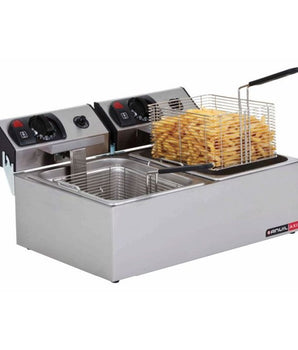 ANVIL ELECTRIC DOUBLE TANK DEEP FRYER FFA2002 - Mabrook Hotel Supplies