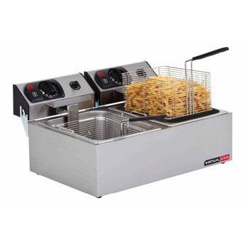 ANVIL ELECTRIC DOUBLE TANK DEEP FRYER FFA2002 - Mabrook Hotel Supplies