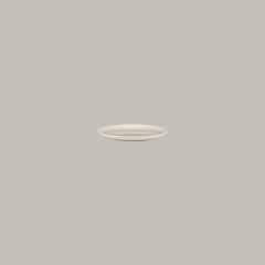 BONE CHINA FEDRA COUPE PLATE, COLOR: IVORY, DIA: 14.8 CM, HEIGHT: 1.7 CM - Mabrook Hotel Supplies
