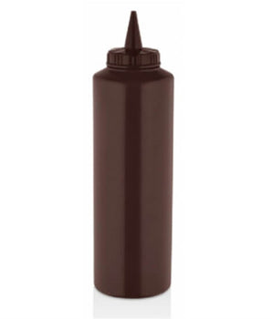 SQUEEZE BOTTLE DISPENSER, BROWN - 250 ML - Mabrook Hotel Supplies