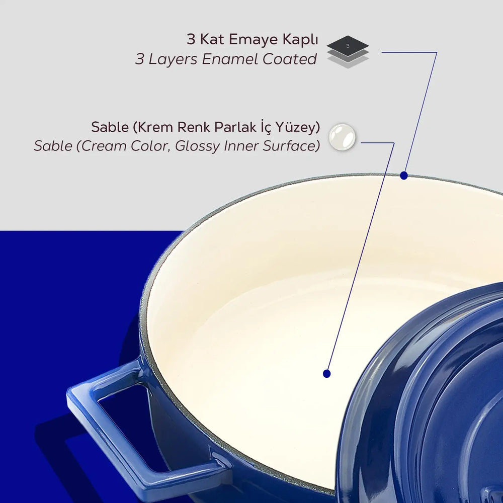 LAVA MULTI-PURPOSE CASSEROLES - 24 CM - Mabrook Hotel Supplies