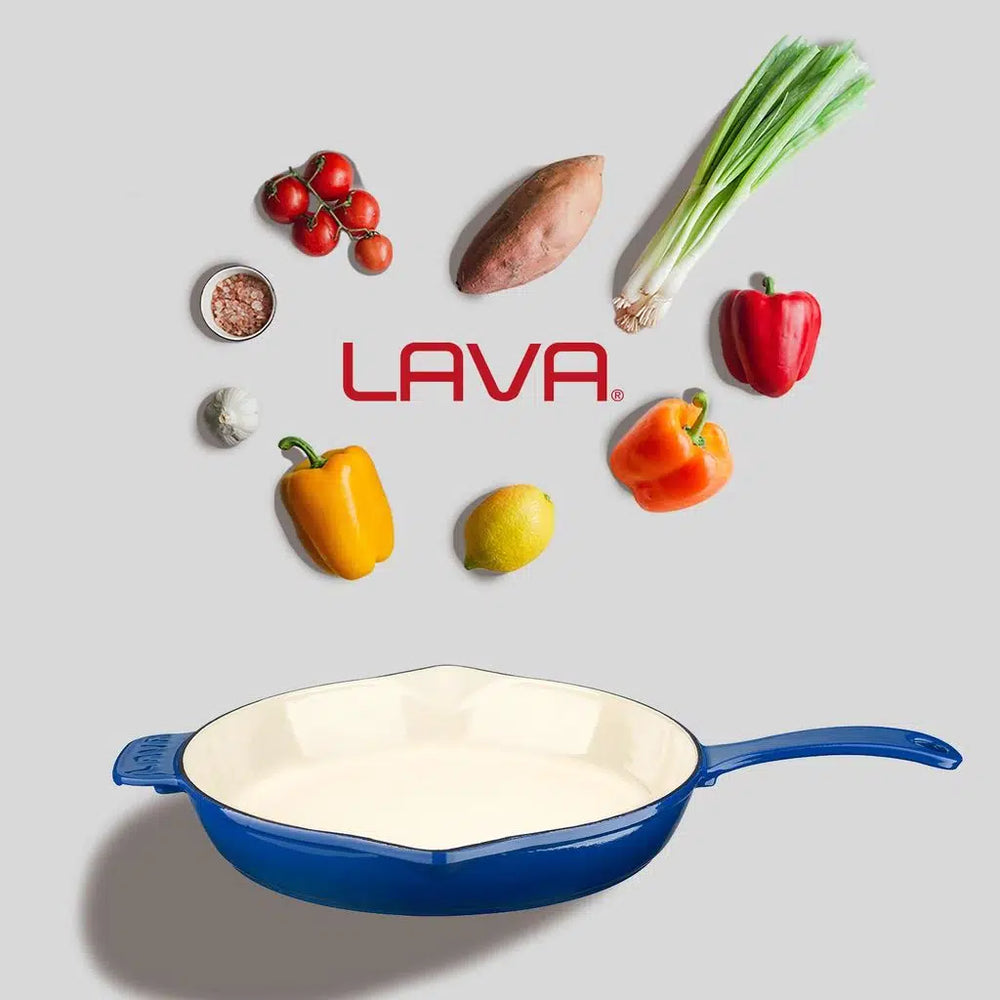 LAVA GRILL PAN SABLE BLUE - Ø28 CM - Mabrook Hotel Supplies