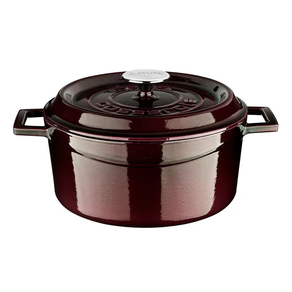 Lava Cast Iron Round Premium. Trendy, 1-Handle, Dia. Ø 24cm. - Mabrook Hotel Supplies